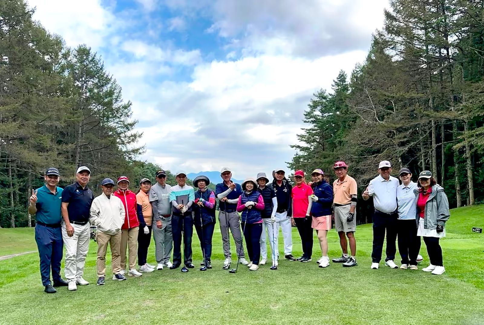 Friendship and shared memories on the fairways in Japan.